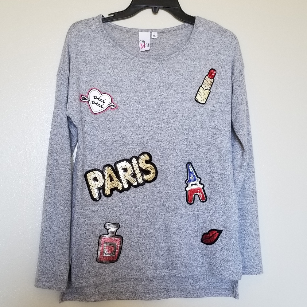 French themed sweater